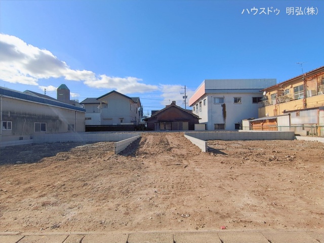 愛知県小牧市中央３丁目の新築戸建て更地・土地写真 2026年2月8日撮影