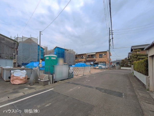 愛知県小牧市中央３丁目の新築戸建て上棟写真 2026年4月21日撮影