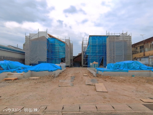 愛知県小牧市中央３丁目の新築戸建て上棟写真 2026年4月21日撮影