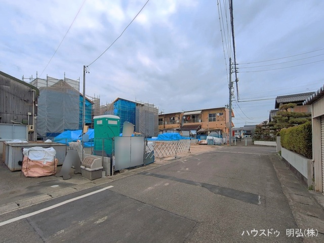 愛知県小牧市中央３丁目の新築戸建て上棟写真 2026年4月21日撮影