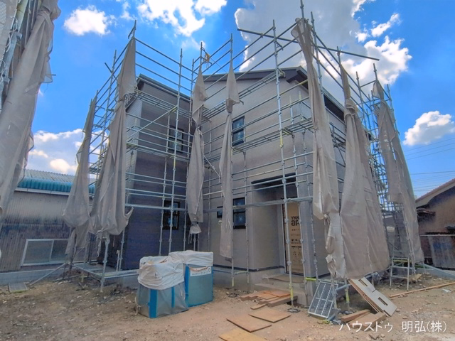 愛知県小牧市中央3丁目の新築戸建て外構写真 2026年6月11日撮影