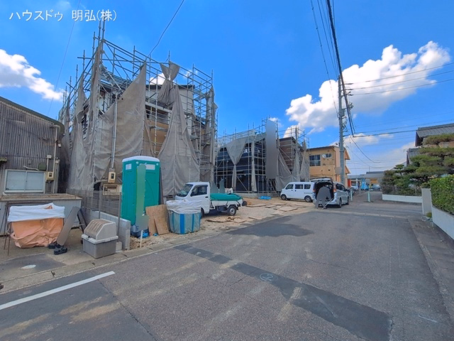 愛知県小牧市中央3丁目の新築戸建て外構写真 2026年6月11日撮影