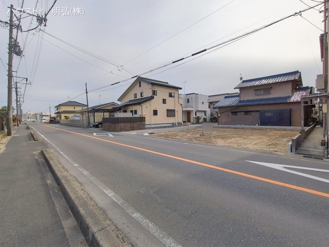 愛知県江南市上奈良町久保の新築戸建て更地・土地写真 2026年2月19日撮影