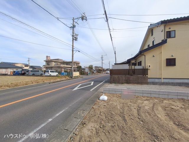 愛知県江南市上奈良町久保の新築戸建て更地・土地写真 2026年2月19日撮影