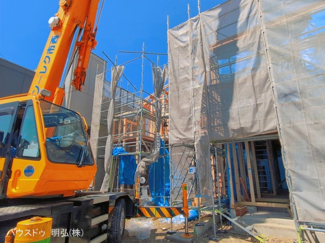 愛知県小牧市小牧1丁目の新築戸建て上棟写真 2026年4月2日撮影