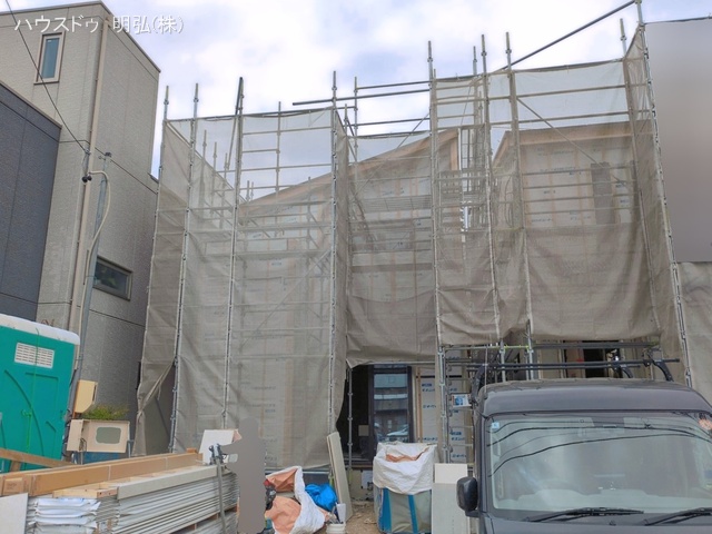 愛知県小牧市小牧1丁目の新築戸建てシート写真 2026年4月21日撮影