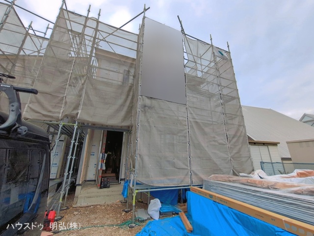 愛知県小牧市小牧1丁目の新築戸建てシート写真 2026年4月21日撮影