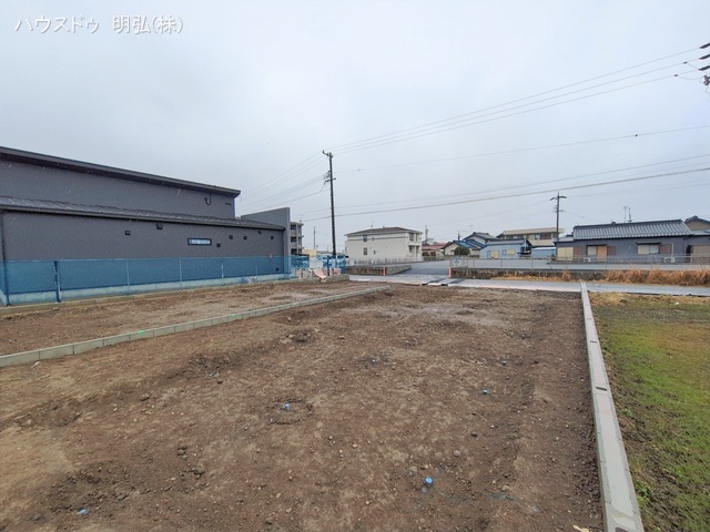 愛知県北名古屋市鍜治ケ一色村内西の新築戸建て更地・土地写真 2026年2月24日撮影