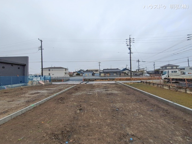 愛知県北名古屋市鍜治ケ一色村内西の新築戸建て更地・土地写真 2026年2月24日撮影