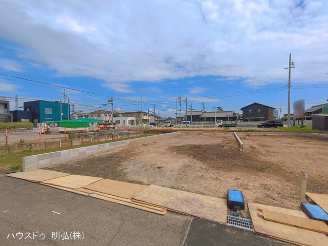 愛知県北名古屋市鍜治ケ一色村内西の新築戸建て更地・土地写真 2026年3月22日撮影