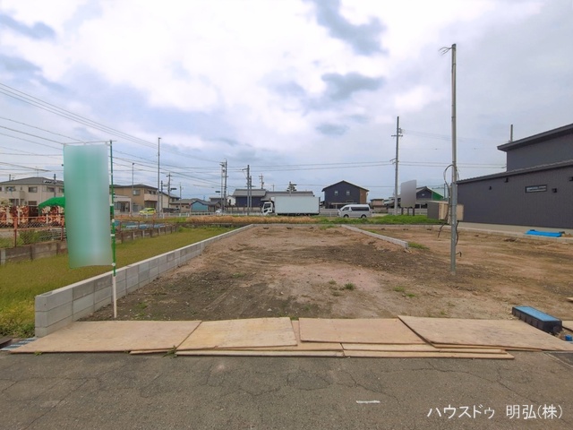 愛知県北名古屋市鍜治ケ一色村内西の新築戸建て更地・土地写真 2026年4月8日撮影