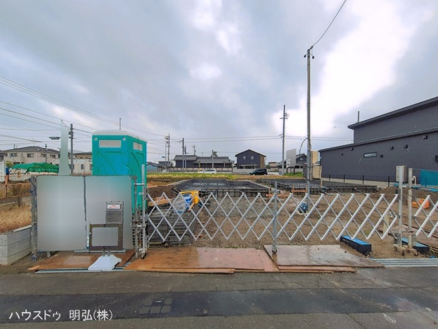 愛知県北名古屋市鍜治ケ一色村内西の新築戸建て基礎写真 2026年4月29日撮影