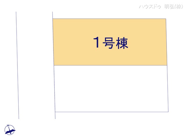 愛知県北名古屋市鍜治ケ一色村内西の新築戸建て全体区画図 ※図面と異なる場合は現況を優先