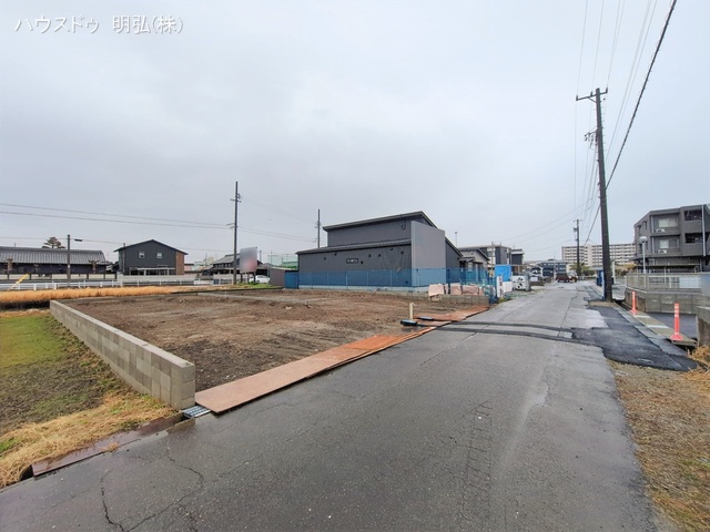 愛知県北名古屋市鍜治ケ一色村内西の新築戸建て更地・土地写真 2026年2月24日撮影
