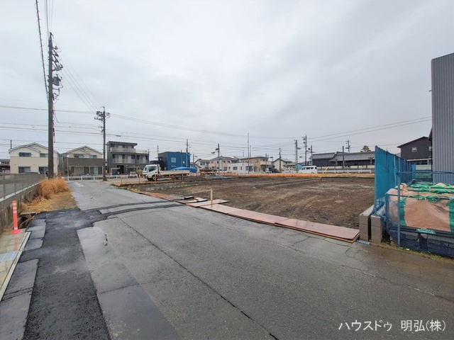 愛知県北名古屋市鍜治ケ一色村内西の新築戸建て更地・土地写真 2026年2月24日撮影