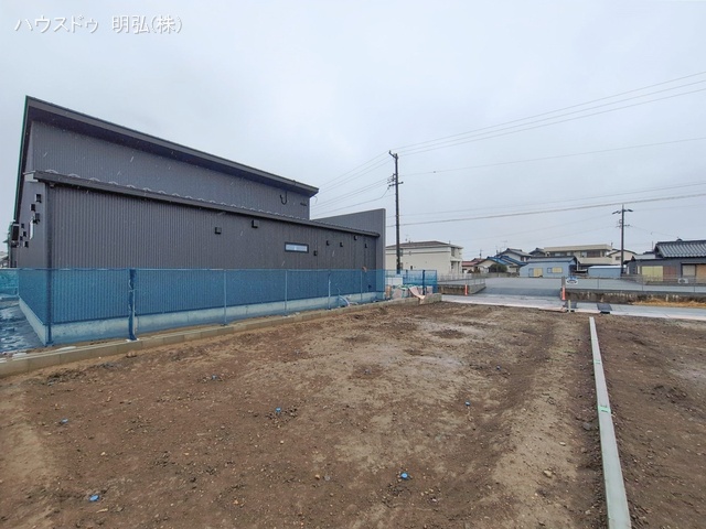 愛知県北名古屋市鍜治ケ一色村内西の新築戸建て更地・土地写真 2026年2月24日撮影