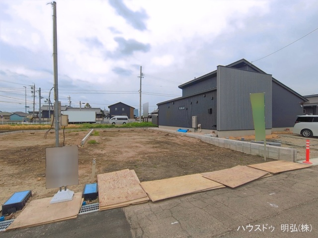 愛知県北名古屋市鍜治ケ一色村内西の新築戸建て更地・土地写真 2026年4月8日撮影