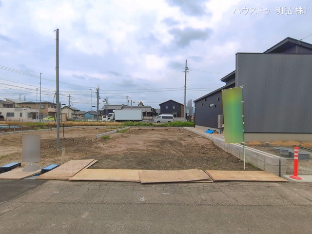 愛知県北名古屋市鍜治ケ一色村内西の新築戸建て更地・土地写真 2026年4月8日撮影