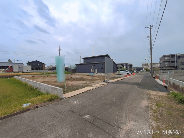 愛知県北名古屋市鍜治ケ一色村内西の新築戸建て更地・土地写真 2026年4月8日撮影