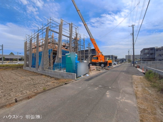 愛知県北名古屋市鍜治ケ一色村内西の新築戸建て基礎写真 2026年5月19日撮影