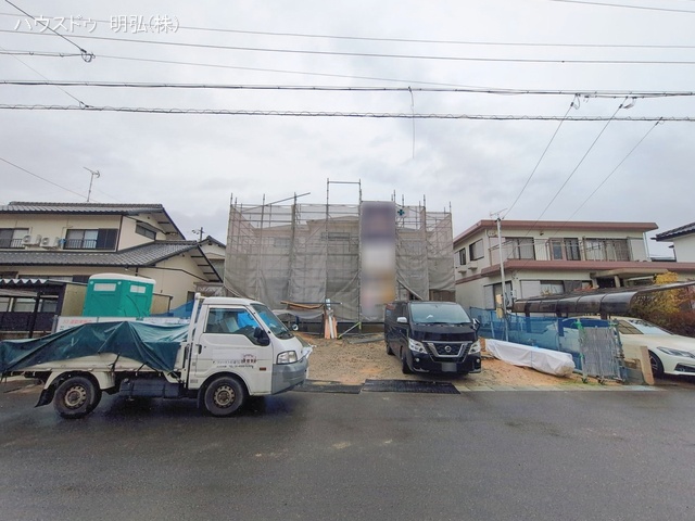 愛知県小牧市古雅4丁目の新築戸建てシート写真 2026年2月24日撮影