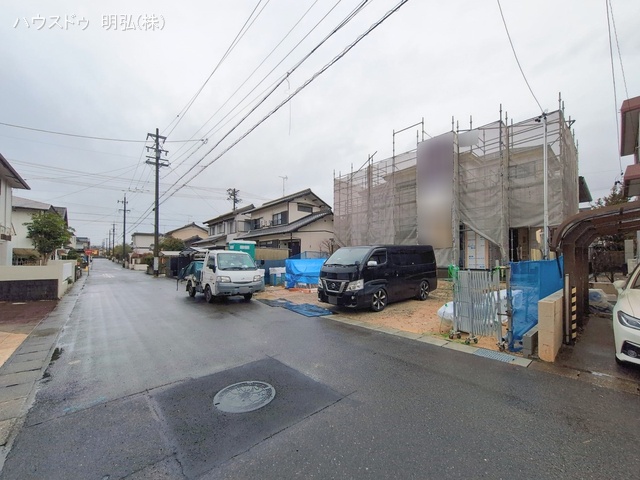 愛知県小牧市古雅4丁目の新築戸建てシート写真 2026年2月24日撮影