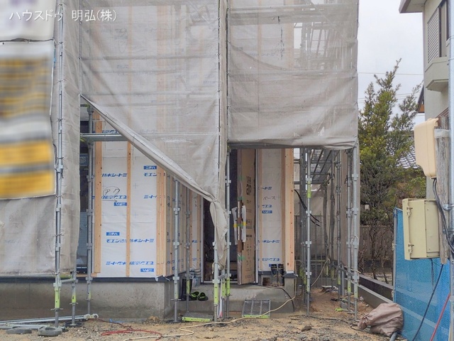 愛知県小牧市古雅4丁目の新築戸建てシート写真 2026年2月24日撮影