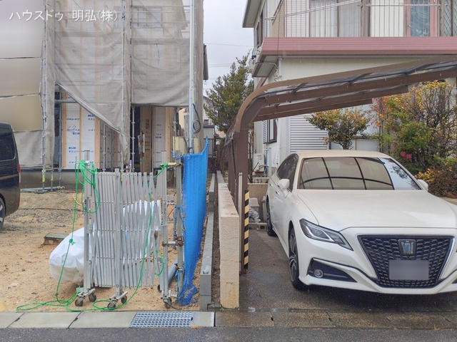 愛知県小牧市古雅4丁目の新築戸建てシート写真 2026年2月24日撮影