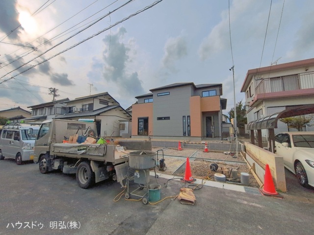 愛知県小牧市古雅4丁目の新築戸建て外構写真 2026年3月29日撮影