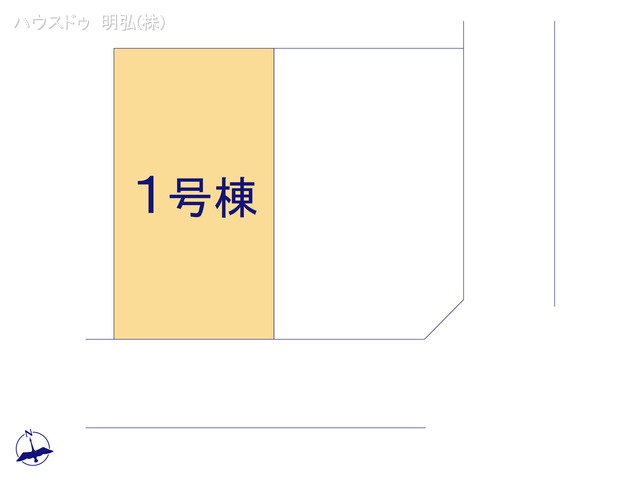 愛知県小牧市大字北外山の新築戸建て全体区画図 ※図面と異なる場合は現況を優先