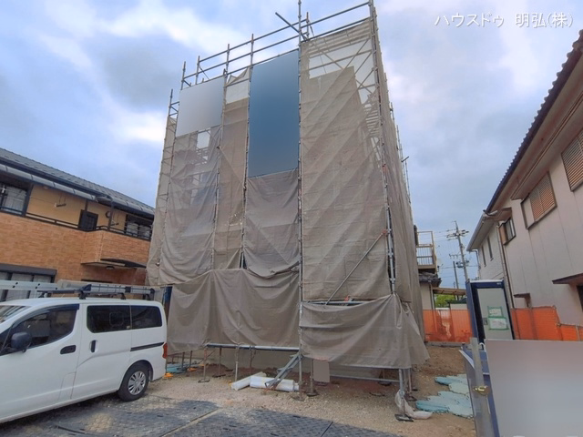愛知県小牧市下小針中島3丁目の新築戸建て上棟写真 2026年5月27日撮影
