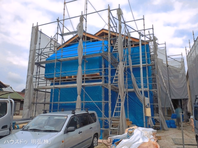 小牧市大字東田中(戸建)01 上棟