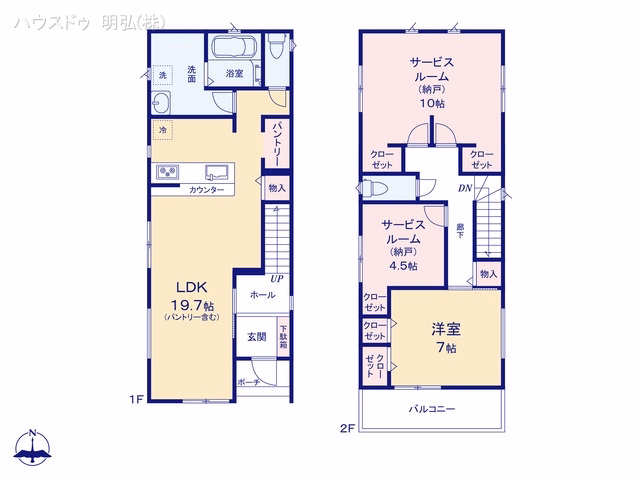 江南市古知野町大塔（戸建）02 間取図
