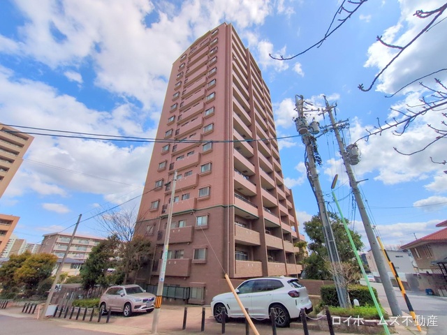 愛知県名古屋市千種区汁谷町のマンション『グランドメゾン茶屋ヶ坂』外観写真 2025年4月2日撮影