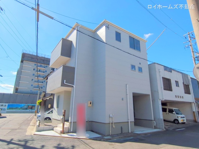 愛知県名古屋市港区津金２丁目の新築戸建て完成写真 2025年9月29日撮影