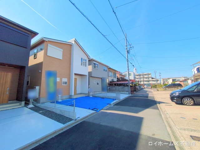 愛知県名古屋市港区明正1丁目の新築戸建て完成写真 2025年10月29日撮影