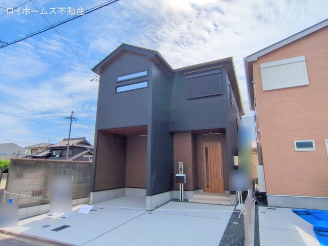 愛知県名古屋市港区明正1丁目の新築戸建て完成写真 2025年10月1日撮影