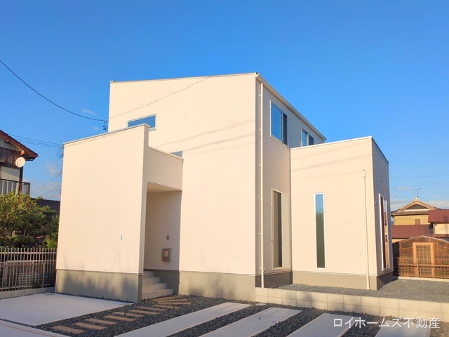 愛知県名古屋市港区新茶屋4丁目の新築戸建て完成写真 2025年9月29日撮影