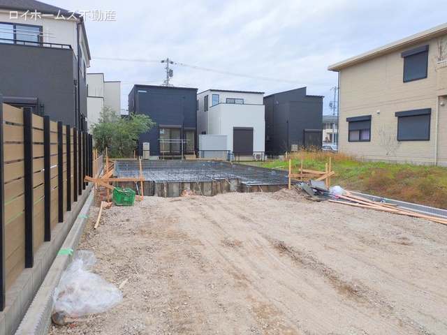 愛知県名古屋市港区大西2丁目の新築戸建て基礎写真 2025年11月4日撮影