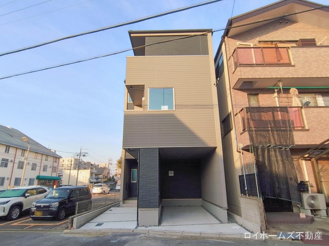 愛知県名古屋市北区大野町２丁目の新築戸建て完成写真 2026年1月14日撮影