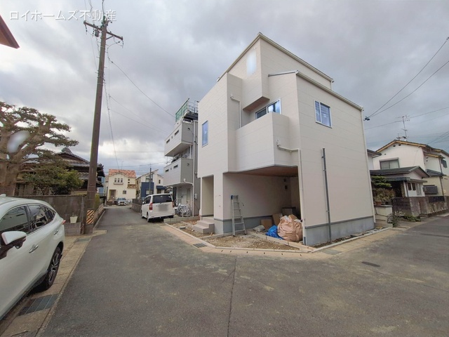 愛知県名古屋市西区城町の新築戸建て外構写真 2026年1月13日撮影