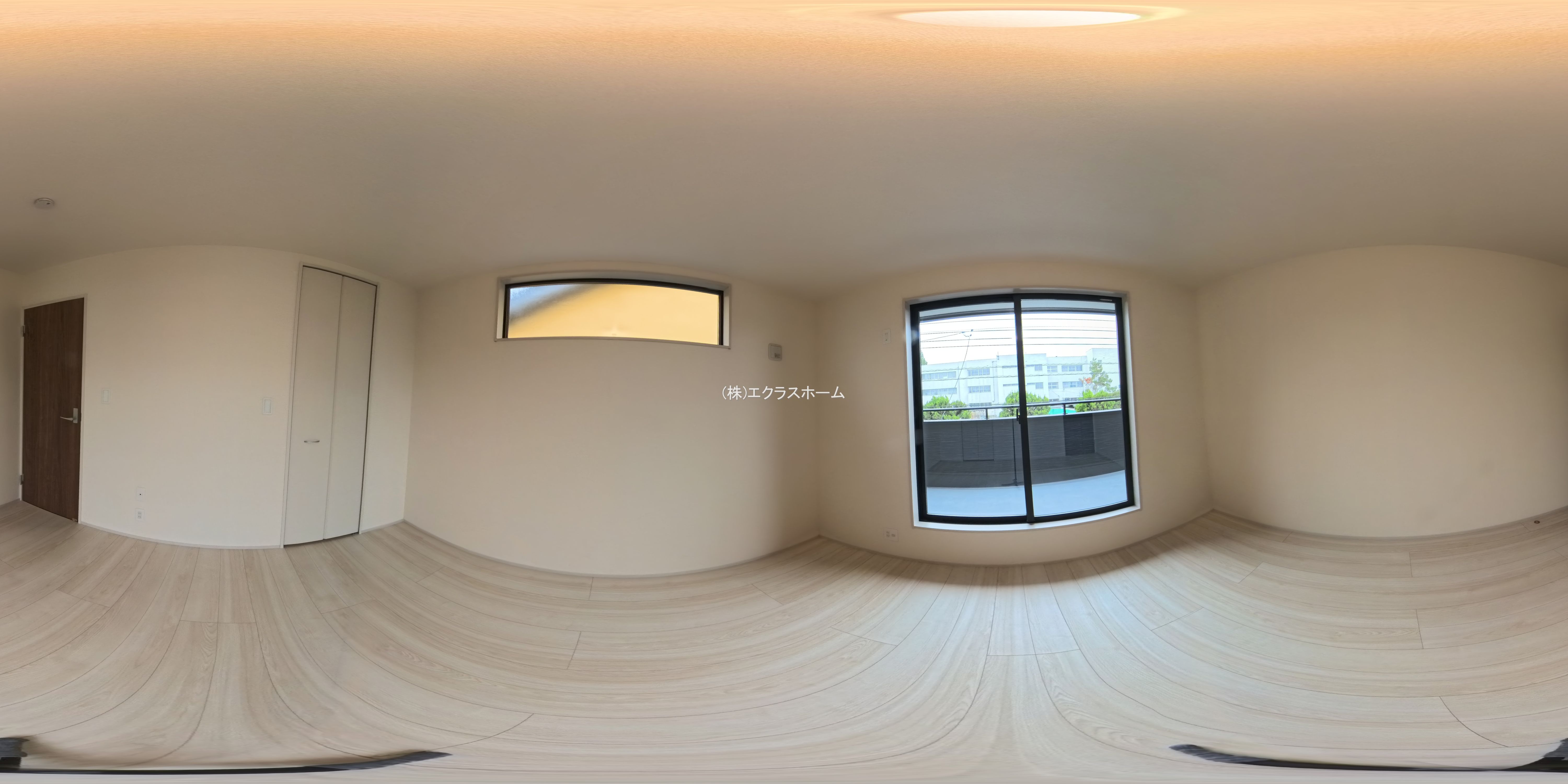 埼玉県春日部市備後東７丁目の新築戸建てパノラマ（居室メイン）写真 2025年9月25日撮影