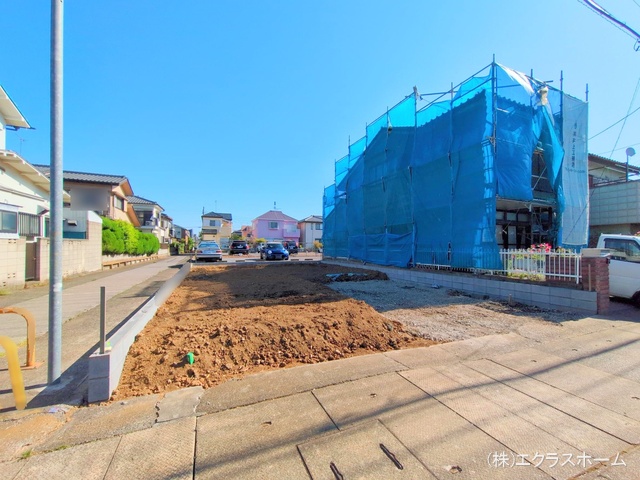 埼玉県春日部市備後東7丁目の新築戸建て更地・土地写真 2025年4月29日撮影