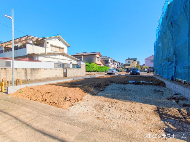 埼玉県春日部市備後東7丁目の新築戸建て更地・土地写真 2025年4月29日撮影