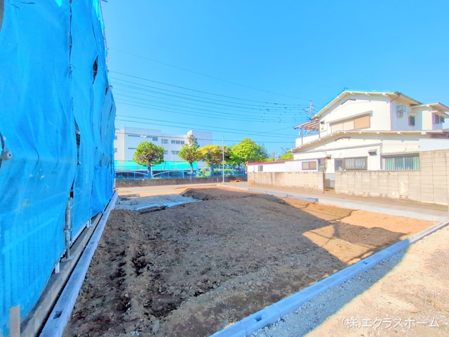 埼玉県春日部市備後東7丁目の新築戸建て更地・土地写真 2025年4月29日撮影