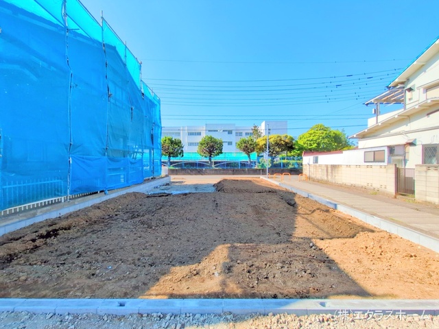 埼玉県春日部市備後東7丁目の新築戸建て更地・土地写真 2025年4月29日撮影