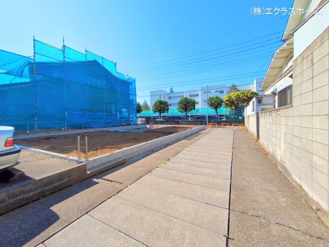 埼玉県春日部市備後東7丁目の新築戸建て更地・土地写真 2025年4月29日撮影