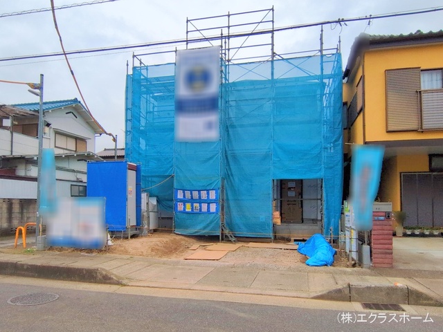 埼玉県春日部市備後東7丁目の新築戸建てシート写真 2025年6月23日撮影