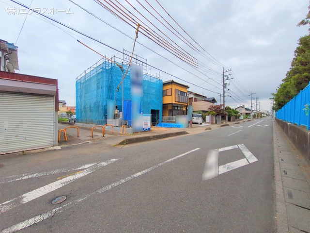 埼玉県春日部市備後東7丁目の新築戸建てシート写真 2025年6月23日撮影