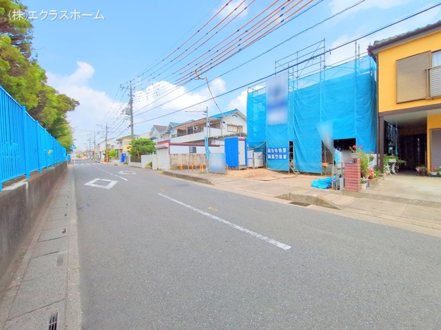 埼玉県春日部市備後東7丁目の新築戸建てシート写真 2025年7月9日撮影